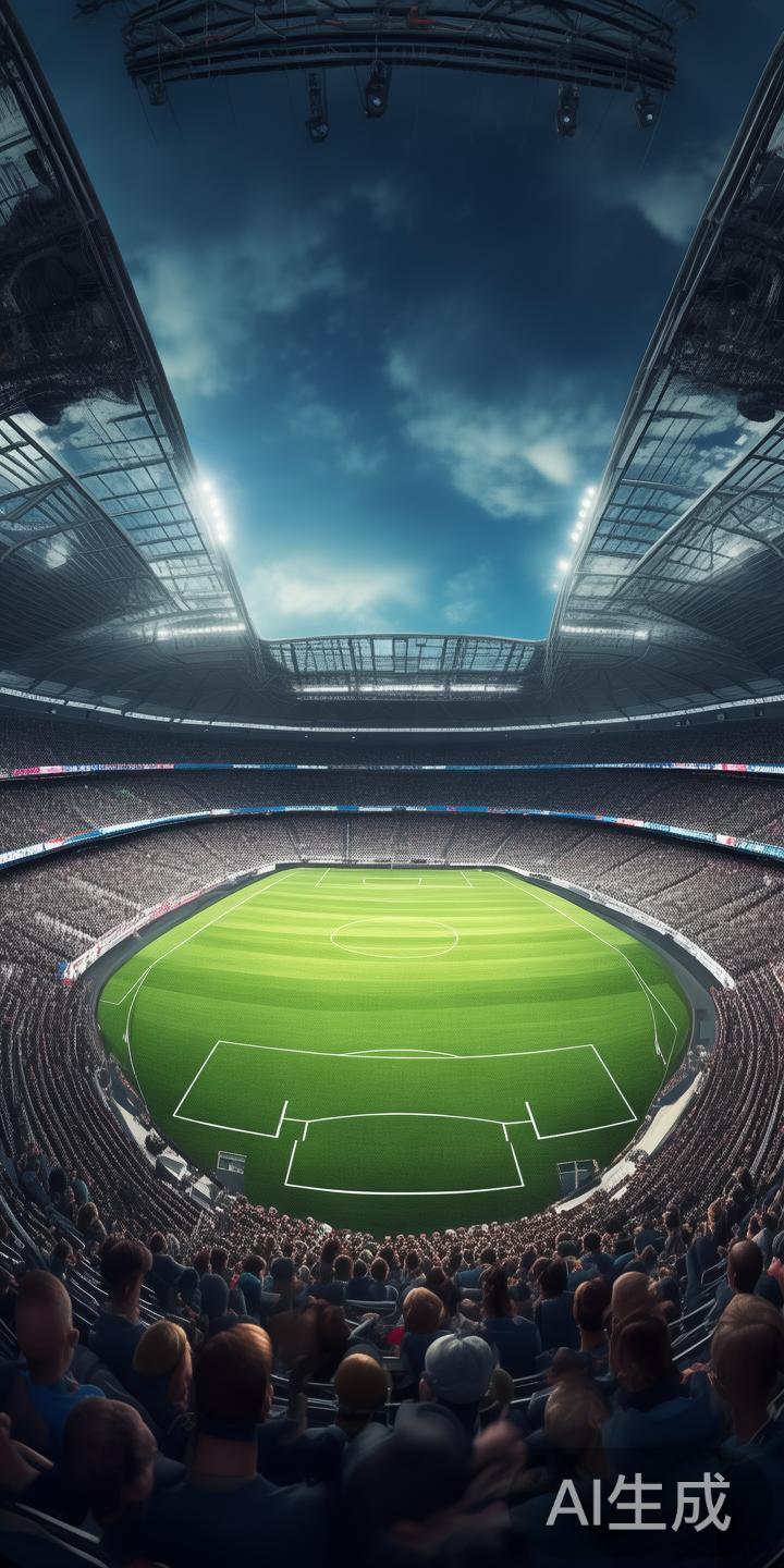 例如，某次线上足球赛事，用户通过VR设备即可“走进